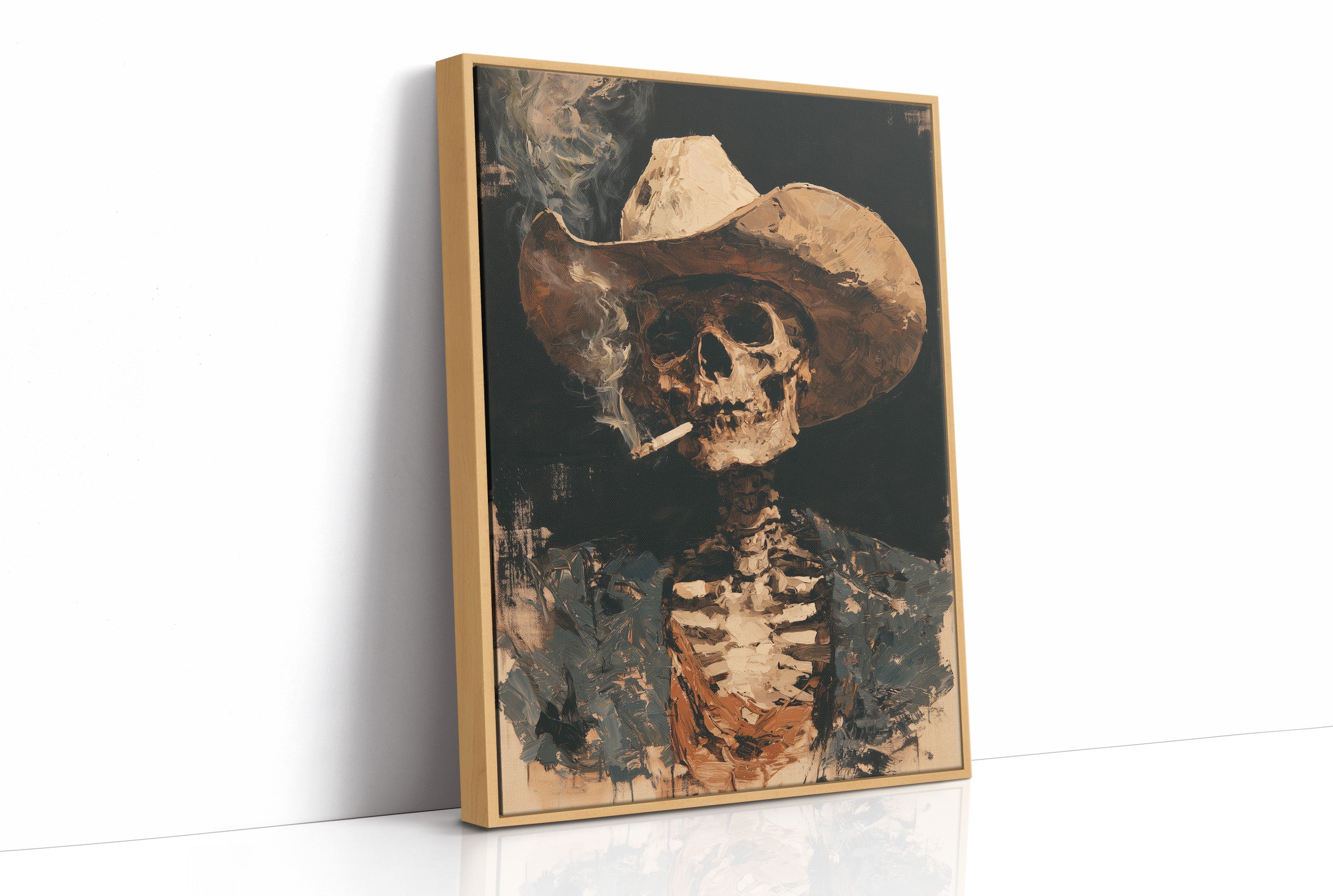 Smoking Skeleton Cowboy