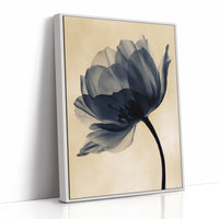 Midnight Bloom in Sepia Whispers