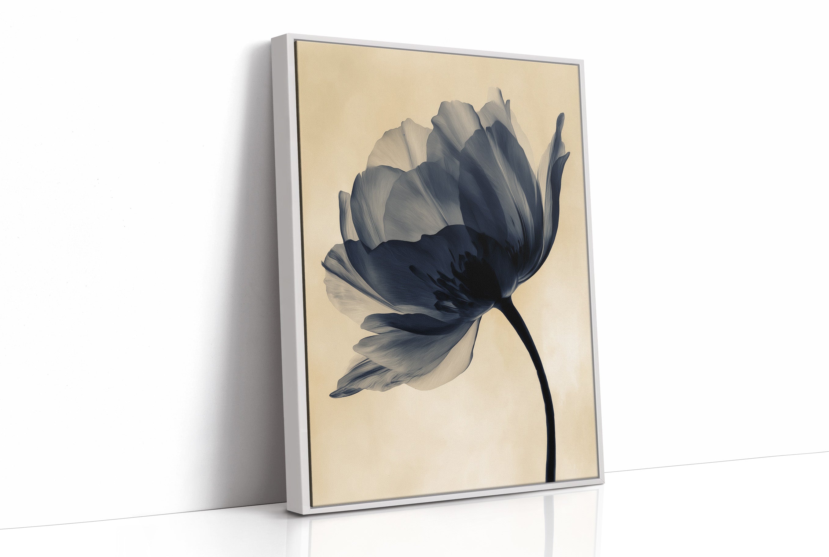Midnight Bloom in Sepia Whispers