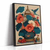 Nasturtiums and the Birdcage