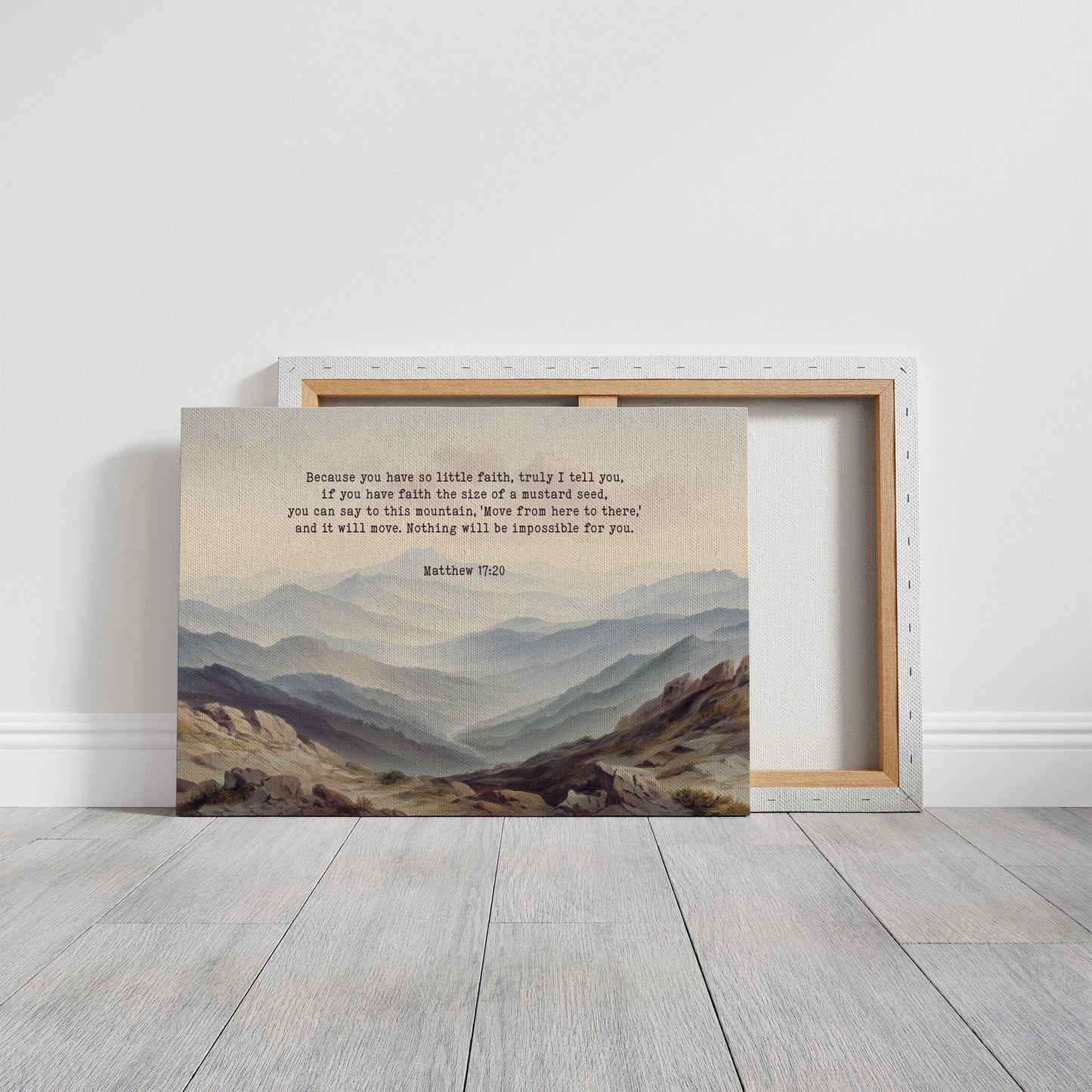 Faith Moves Mountains Into Mist