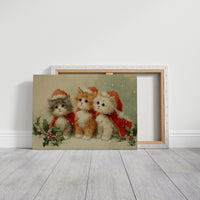 Three Kittens Share Christmas Magic