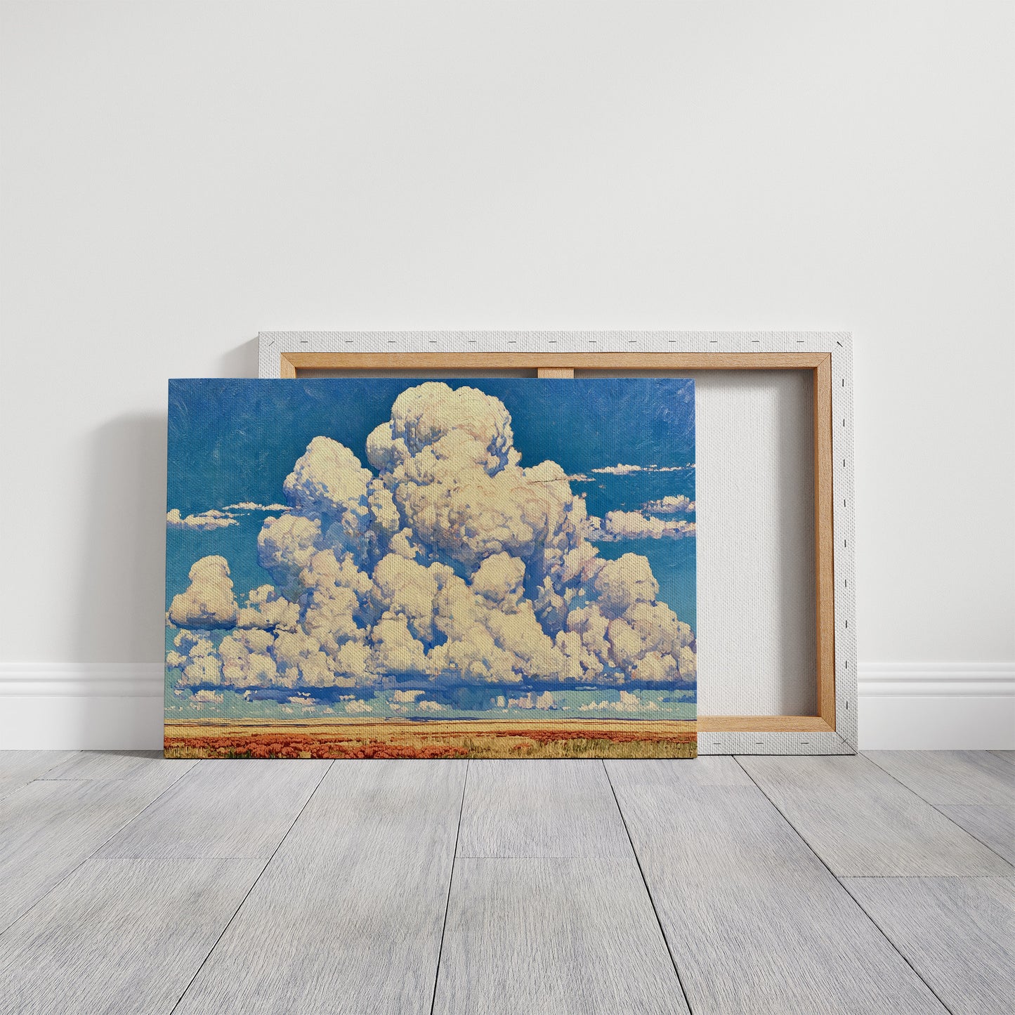 Thunderheads Over Amber Fields