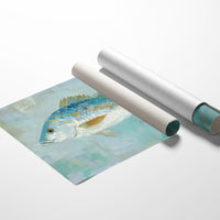 Azure Scales In Coastal Light