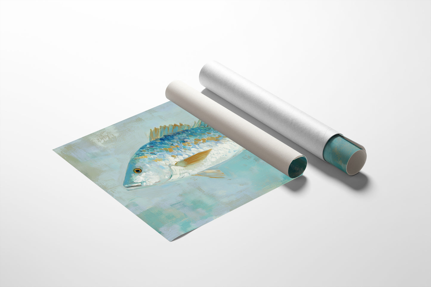 Azure Scales In Coastal Light