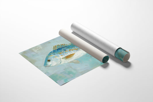 Azure Scales In Coastal Light