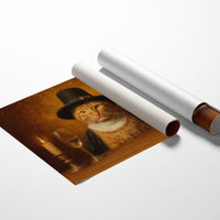 Distinguished Feline's Thanksgiving Feast