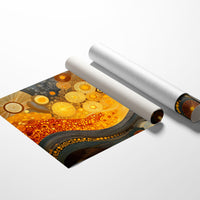 Celestial Currents Flow In Gold