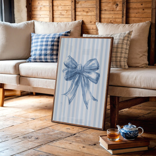 Tied Together in Soft Blues