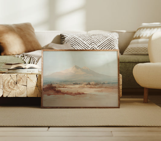 Mountains Bathed In Morning Light