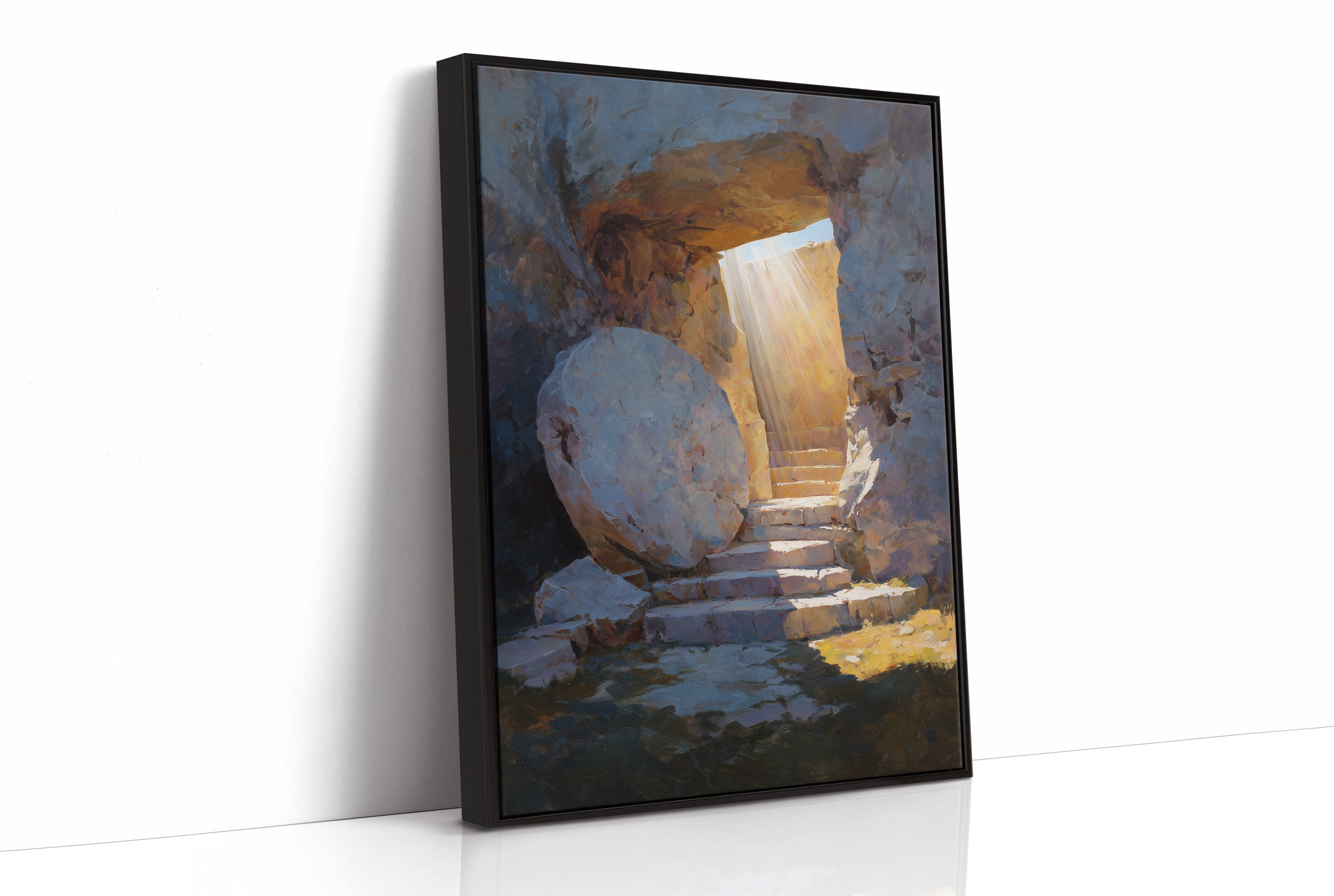 Empty Tomb Bathes in Resurrection Light