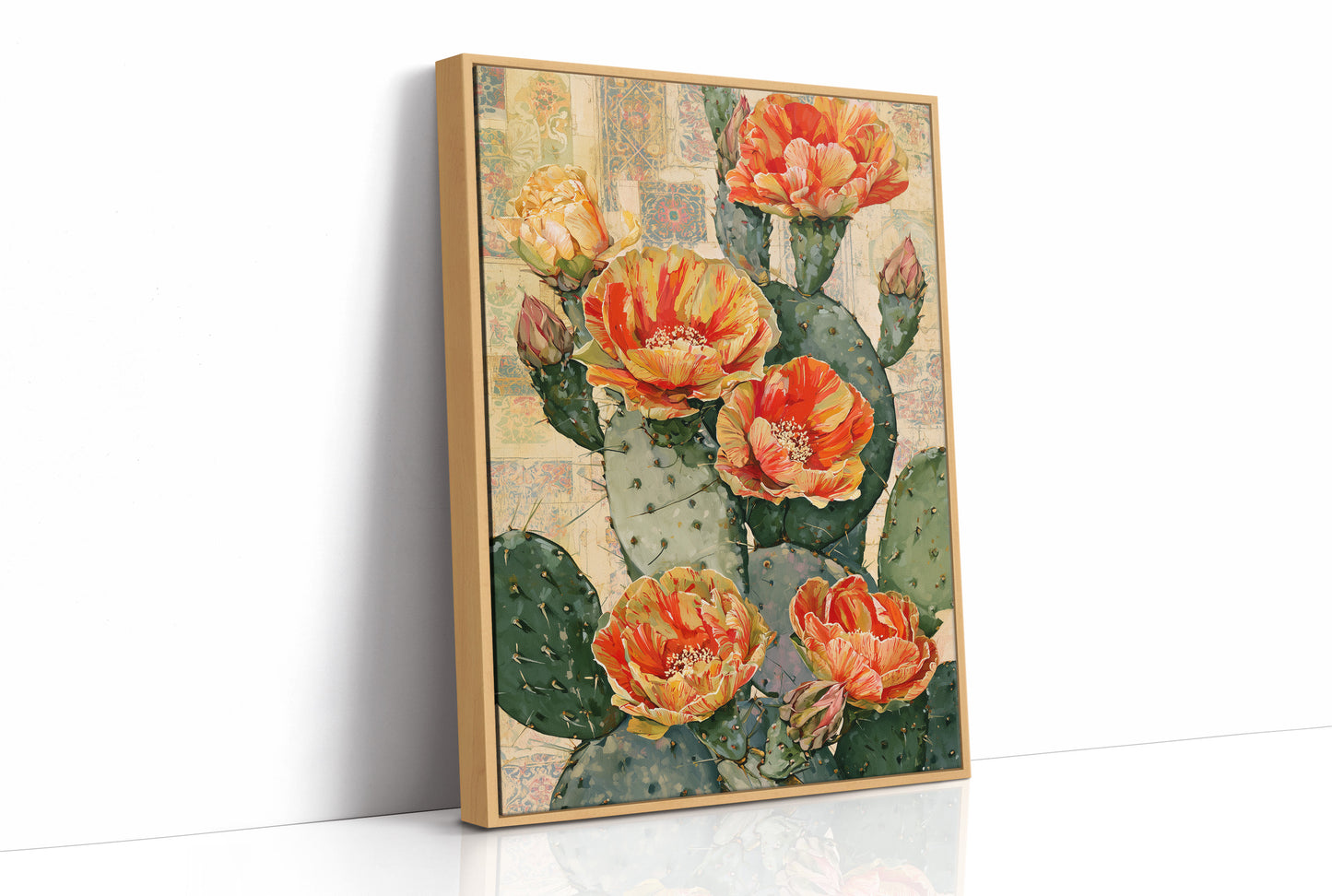 Prickly Pear Ablaze