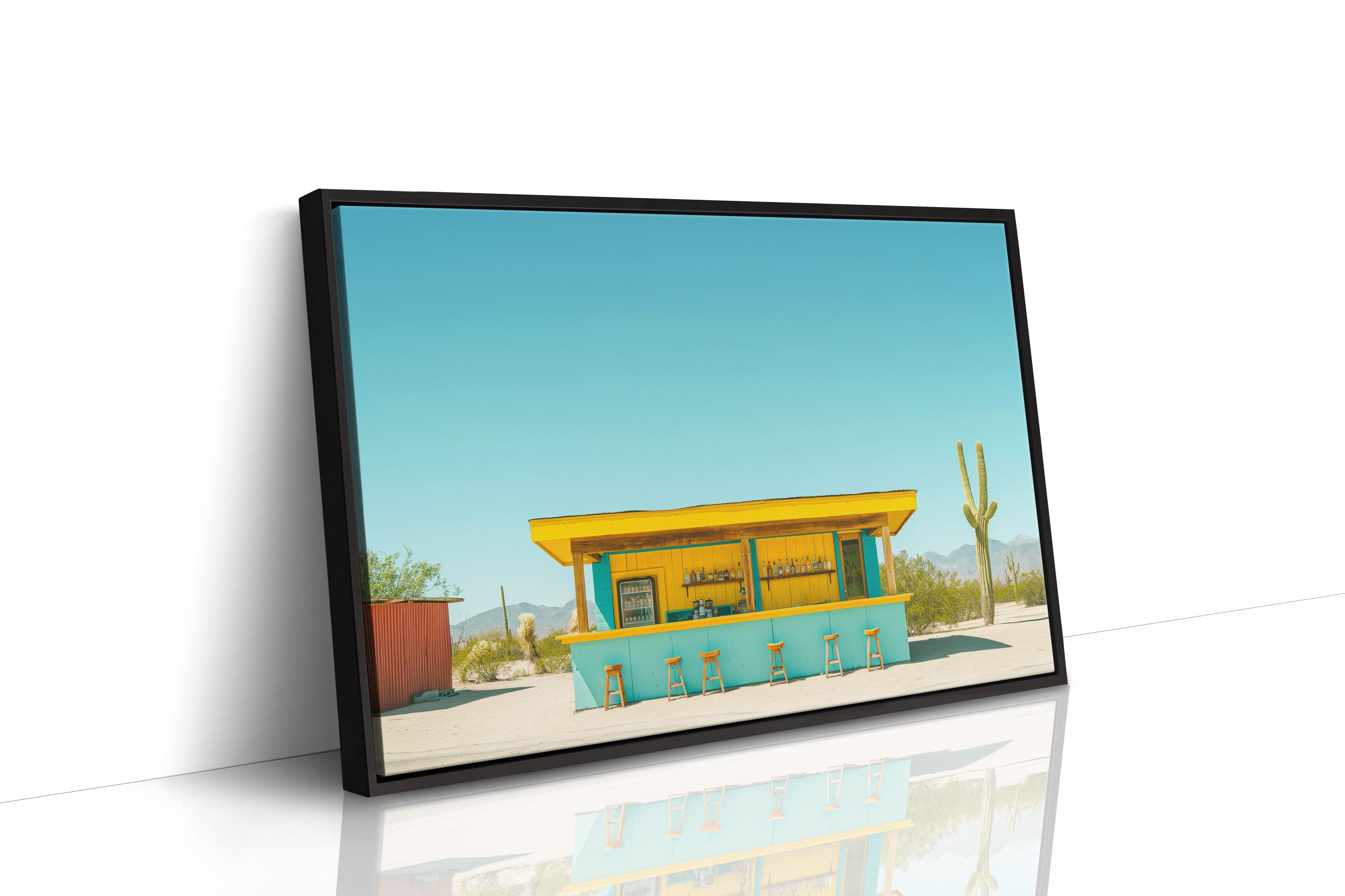 Turquoise Oasis Waits For Travelers