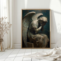 Silent Grief Beneath Feathered Wings