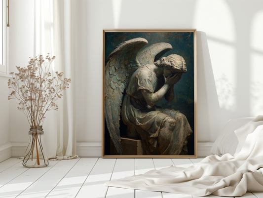 Silent Grief Beneath Feathered Wings