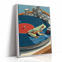 He Only Listens to Vinyl