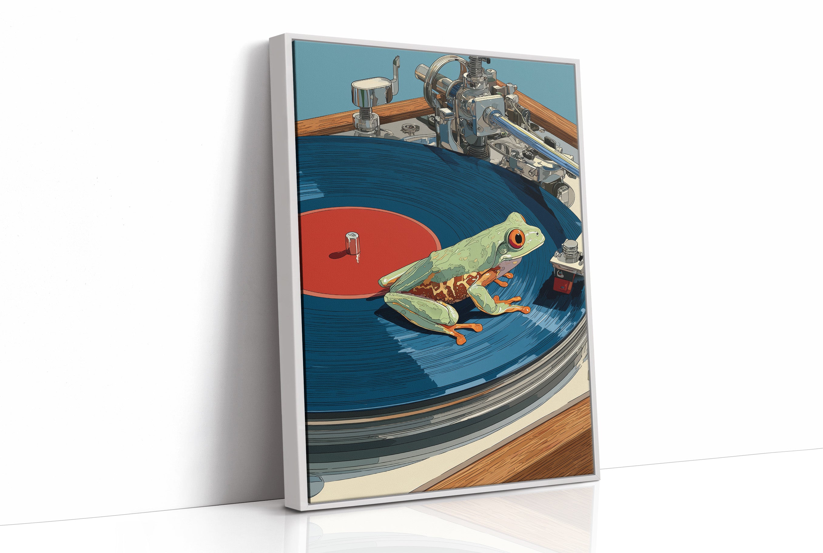 He Only Listens to Vinyl