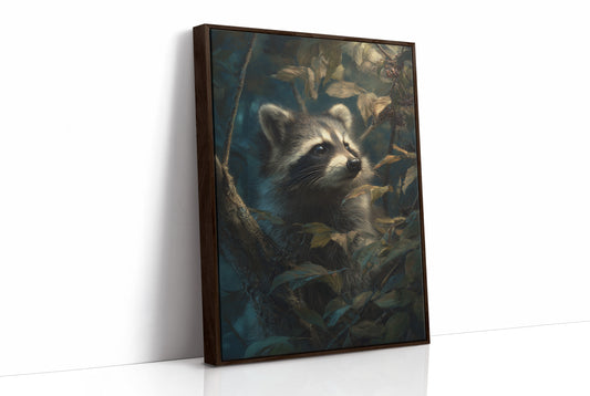 Twilight Scout Among Autumn Leaves