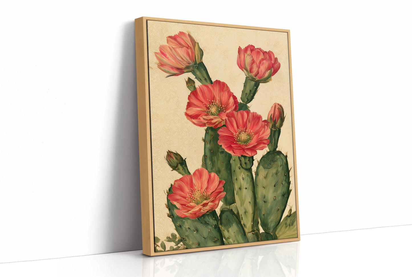 Coral Bloom Prickly Pear