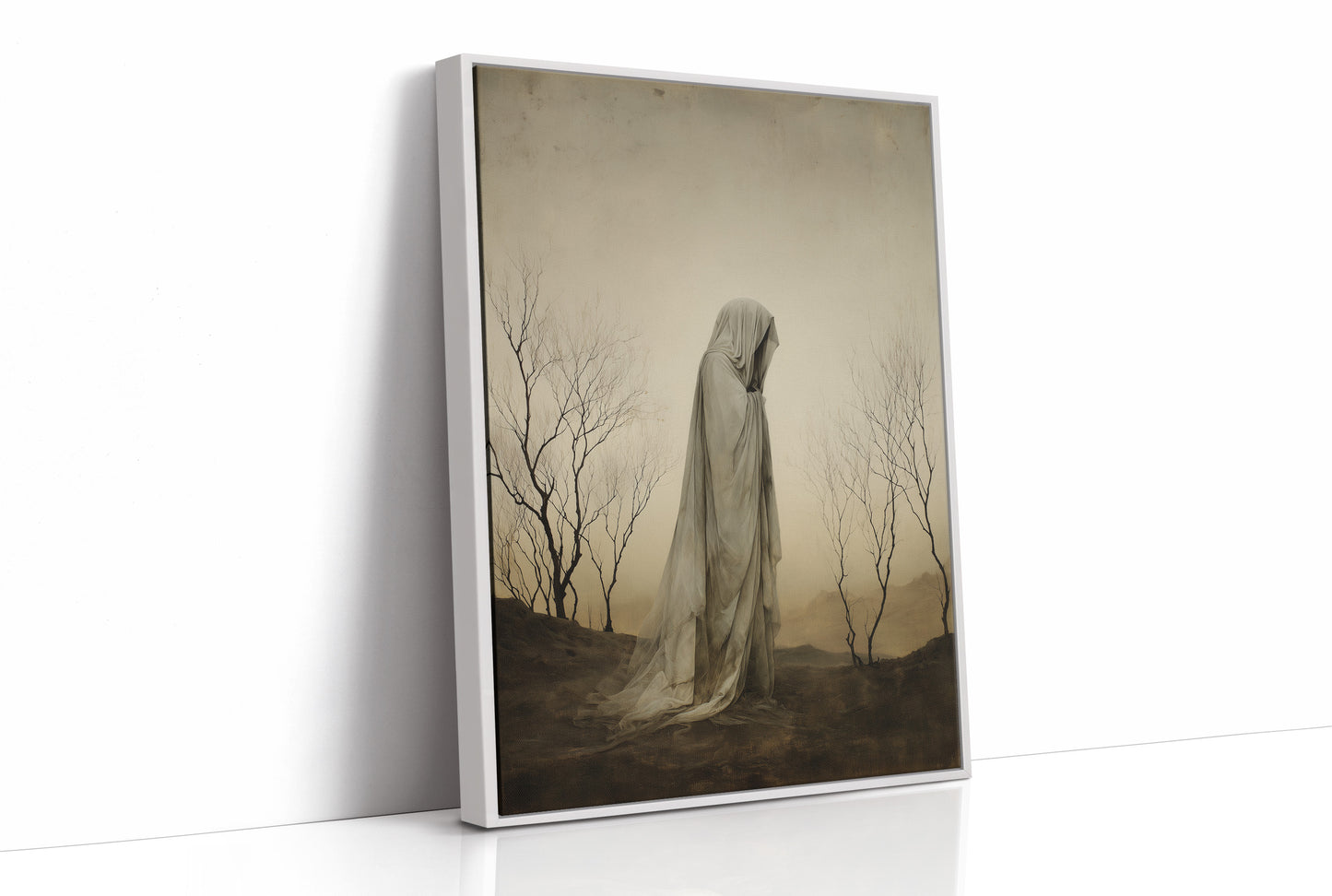 Between Barren Branches And Fog