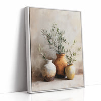 Whispers of Olive: Ceramic Trio in Harmony