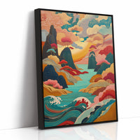 Ocean Dreams Paint Mountain Peaks