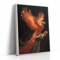 Phoenix Rising From Open Palms