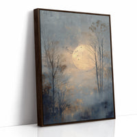 Birds Circle The Winter Moon