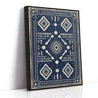 Indigo Southwestern Star Pattern
