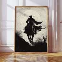 Midnight Ride Under a Full Moon