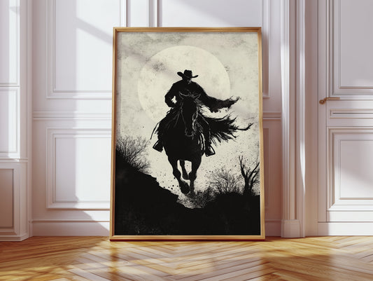 Midnight Ride Under a Full Moon