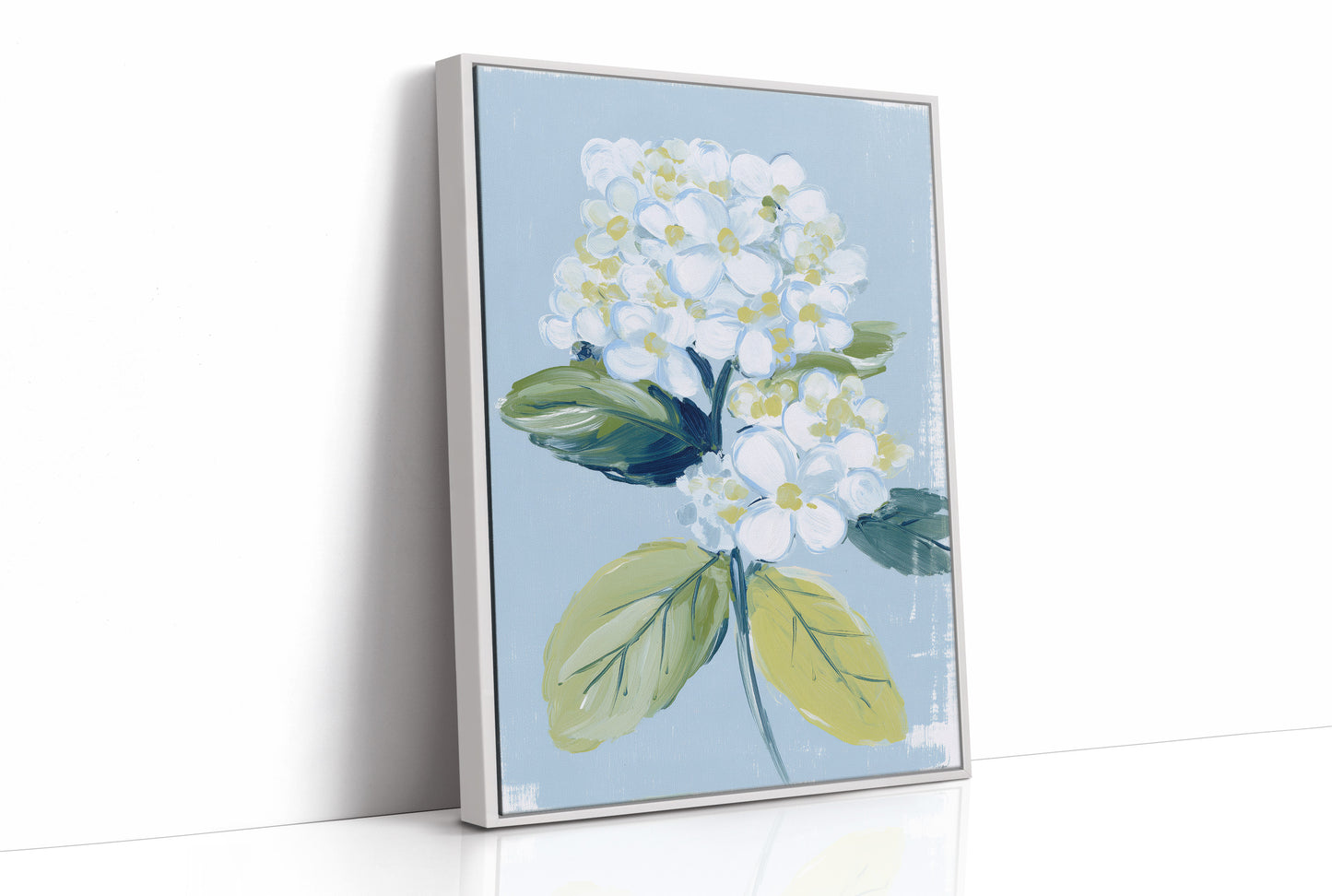 Hydrangea Against Sky Blue