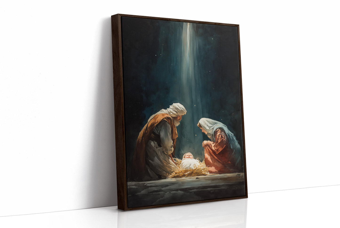 Celestial Light Bathes Sacred Night