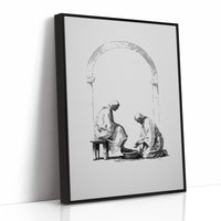 Humble Service Beneath Ancient Arches