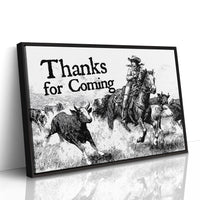 Cattle Drive's Bold Welcome
