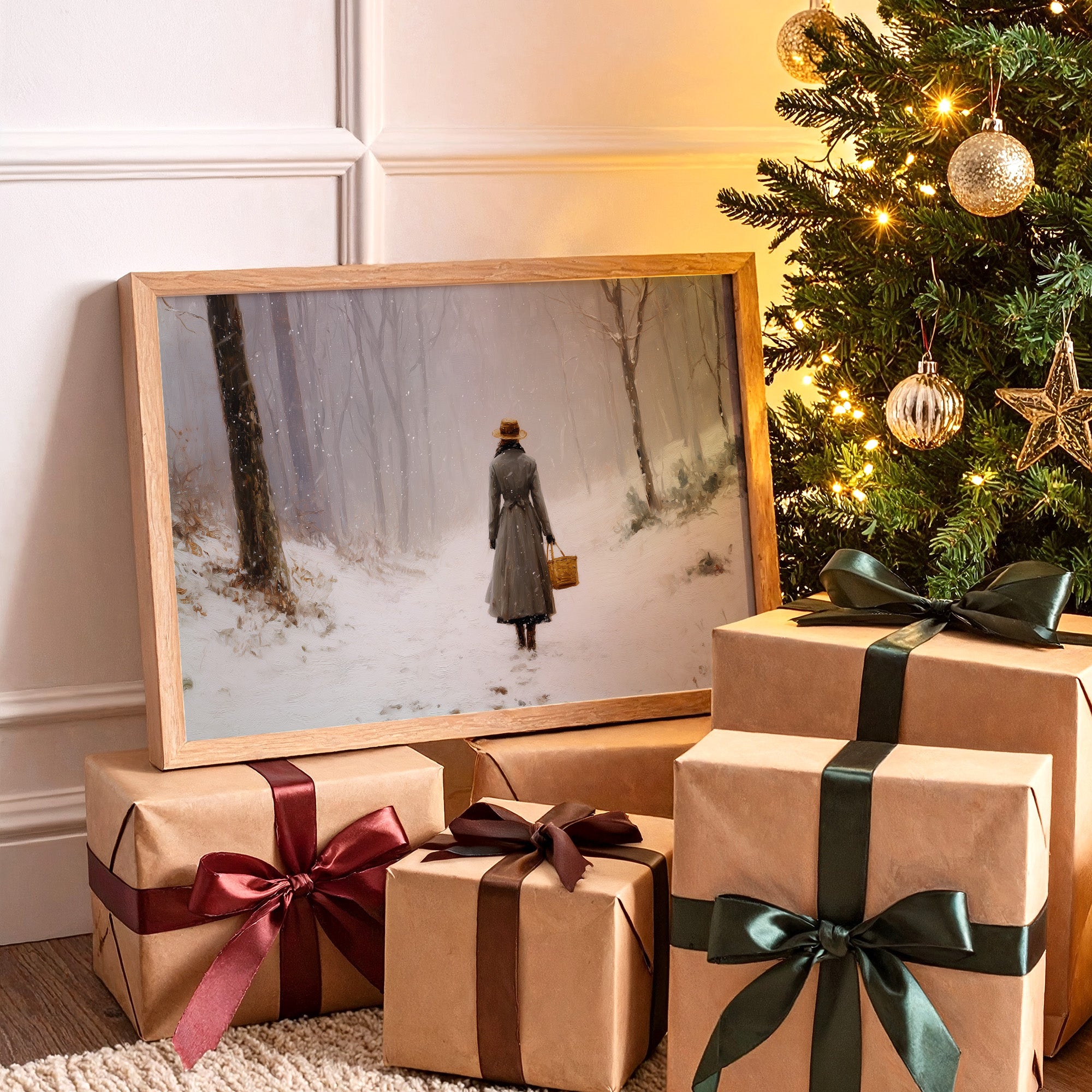 Winter Path Leads To Mystery