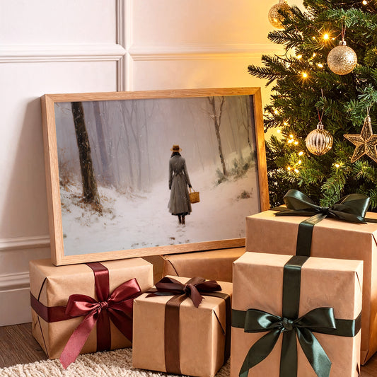 Winter Path Leads To Mystery