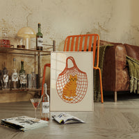 Orange Tabby in a Market Tote