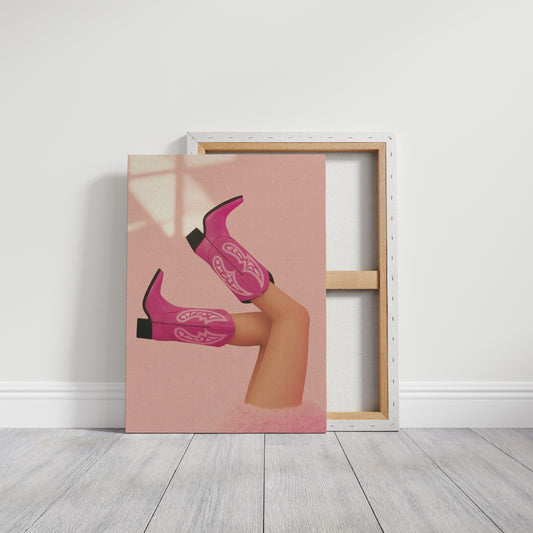 Pink Boots Paint Summer Stories