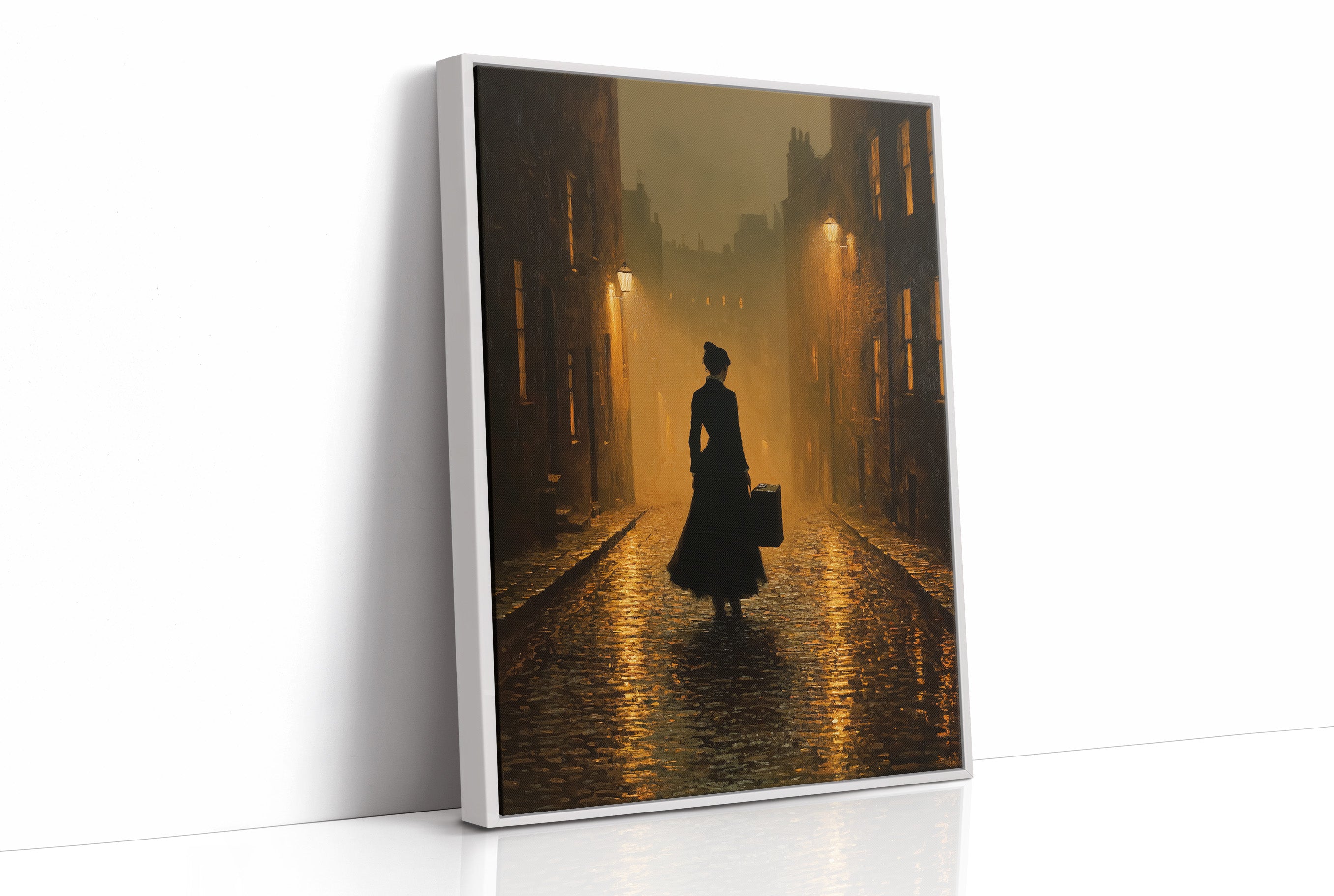 Cobblestone Journey By Gaslight