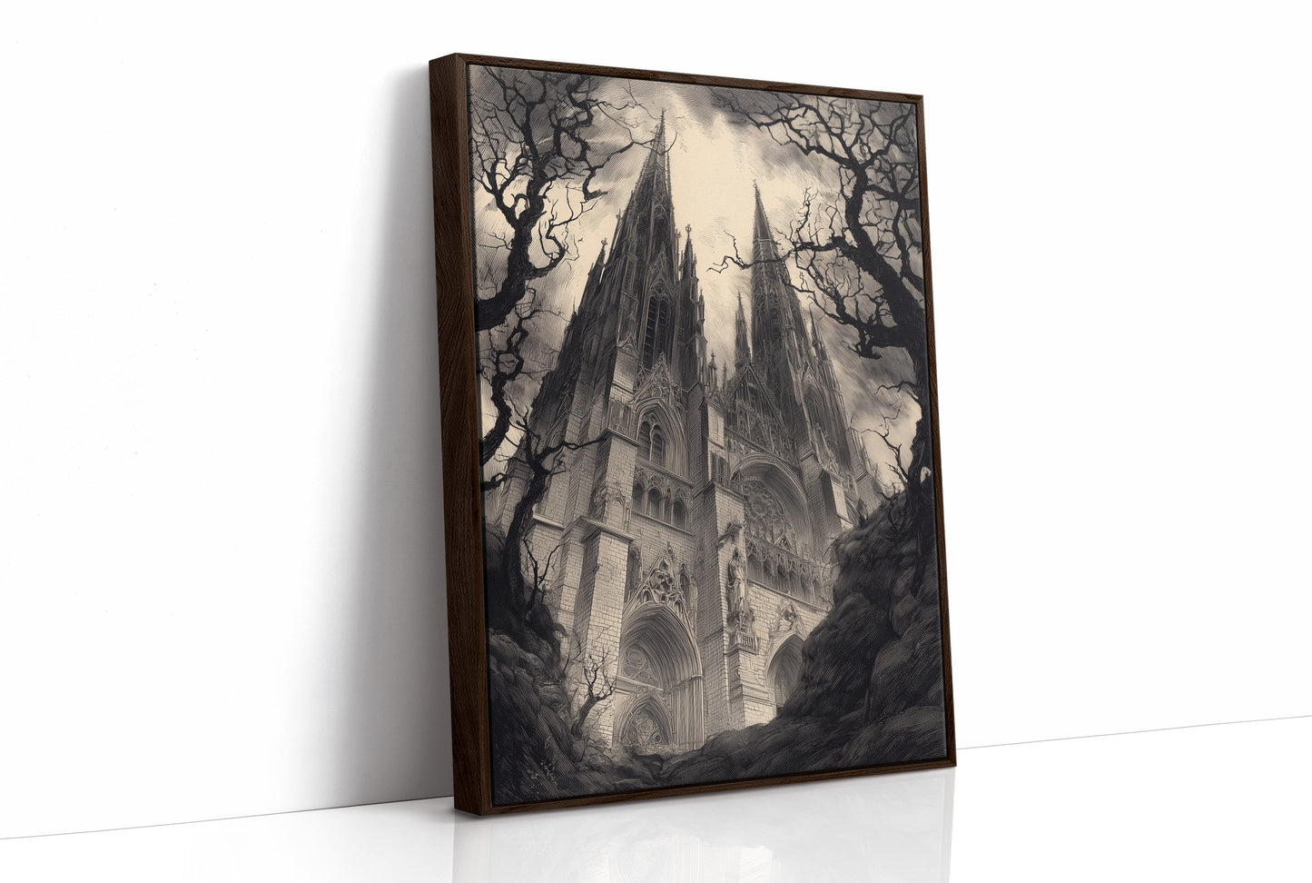 Spires Pierce The Gathering Fog