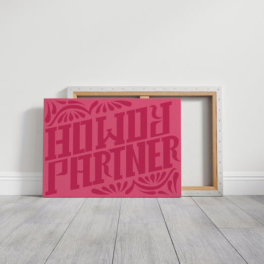 Howdy Partner in Playful Pink Western Style