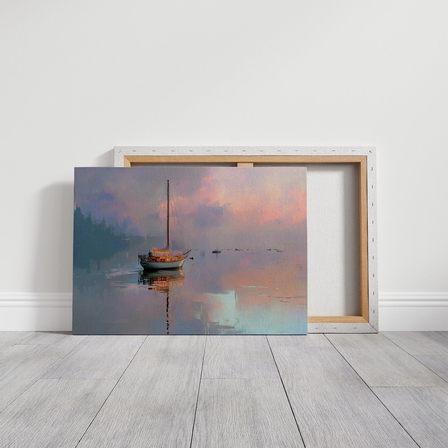 The Harbor Glows Before Dawn