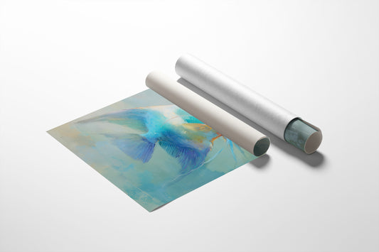 Azure Dancer In Tranquil Waters