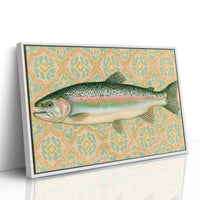 Rainbow Trout, Tiled Backdrop