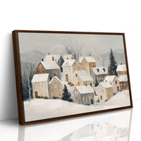 Silent Village Under Winter's Veil