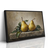 Golden Pears in Quiet Conversation