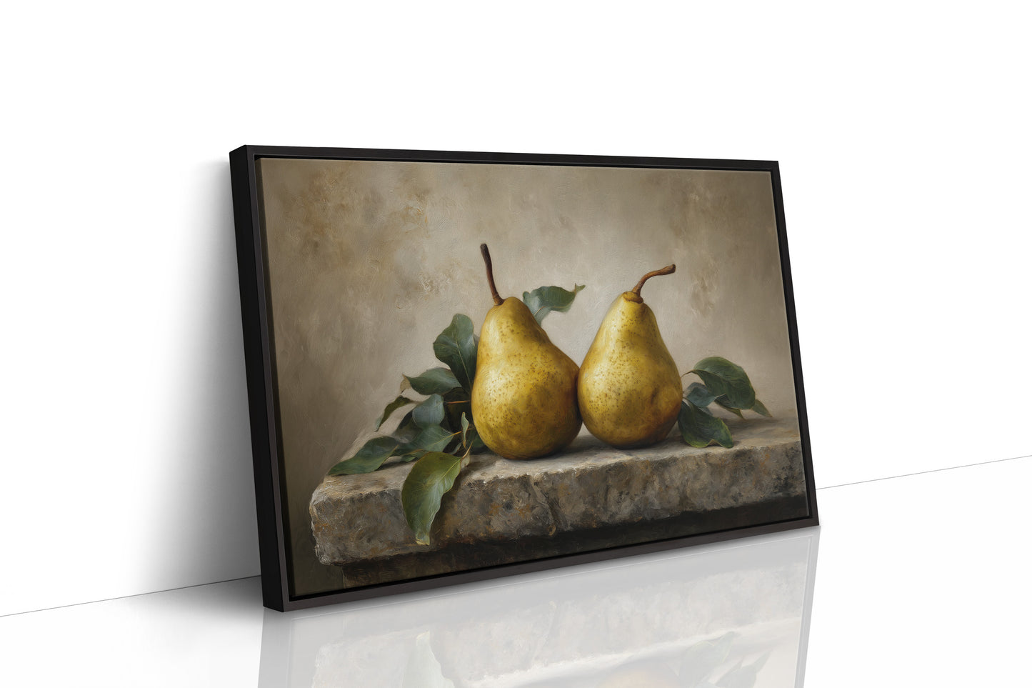 Golden Pears in Quiet Conversation
