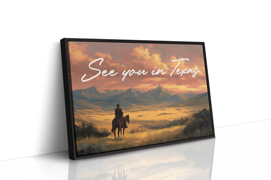 Lone Rider Faces Amber Horizon