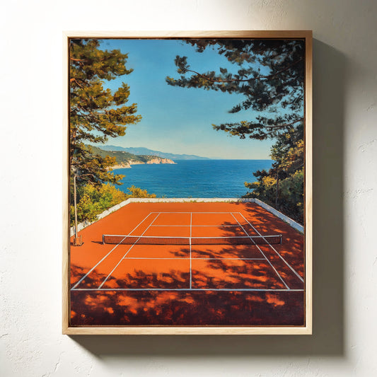 Mediterranean Match Point At Sunset